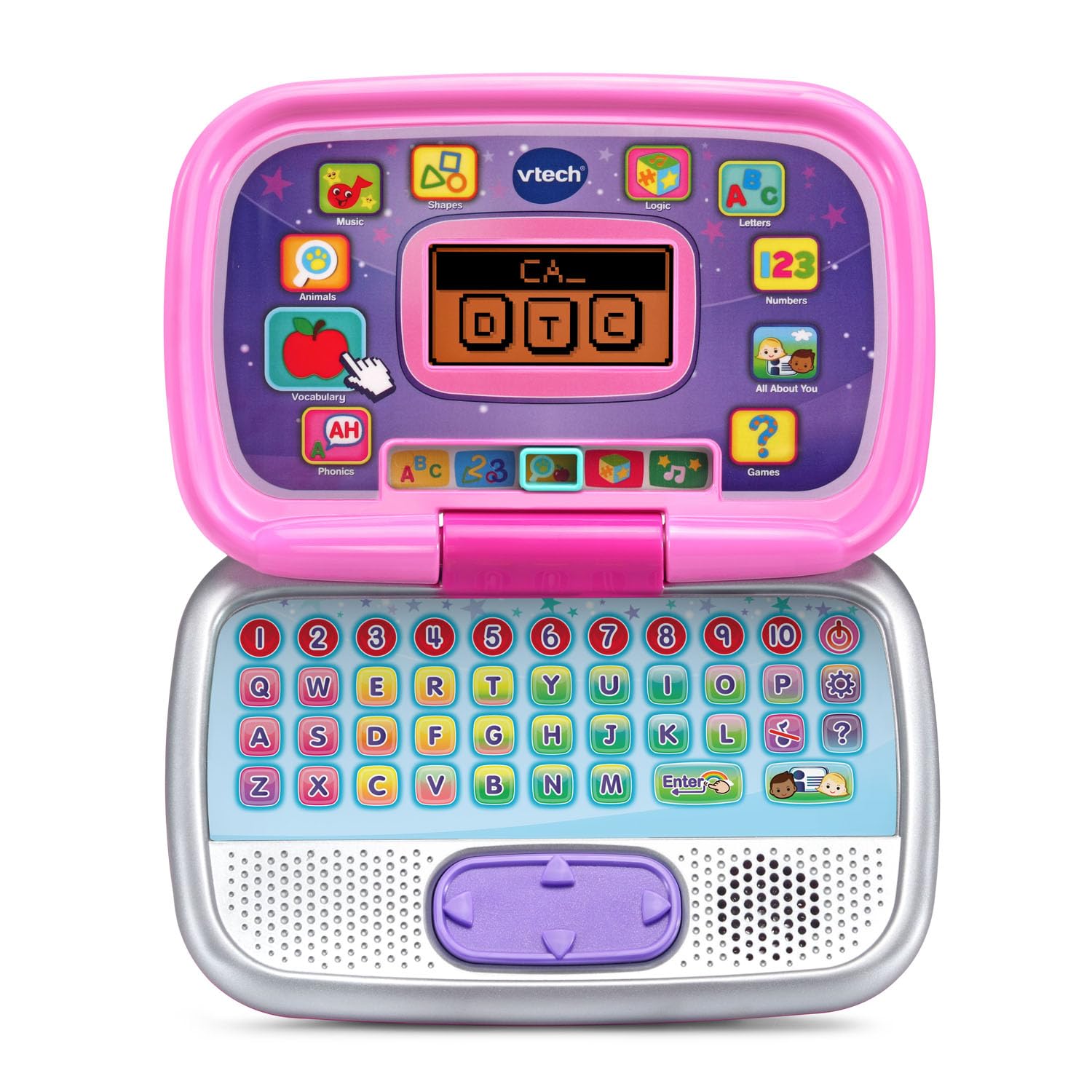 VTech Play Smart Preschool Laptop, Pink (English Version) VTech