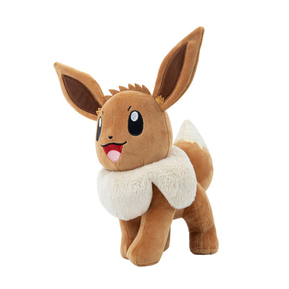 Pokemon 12" Large Eevee Plush - Officially Licensed - Let's Go Starter Figure - Authentic Soft 12-inch Stuffed Animal Toy 2+