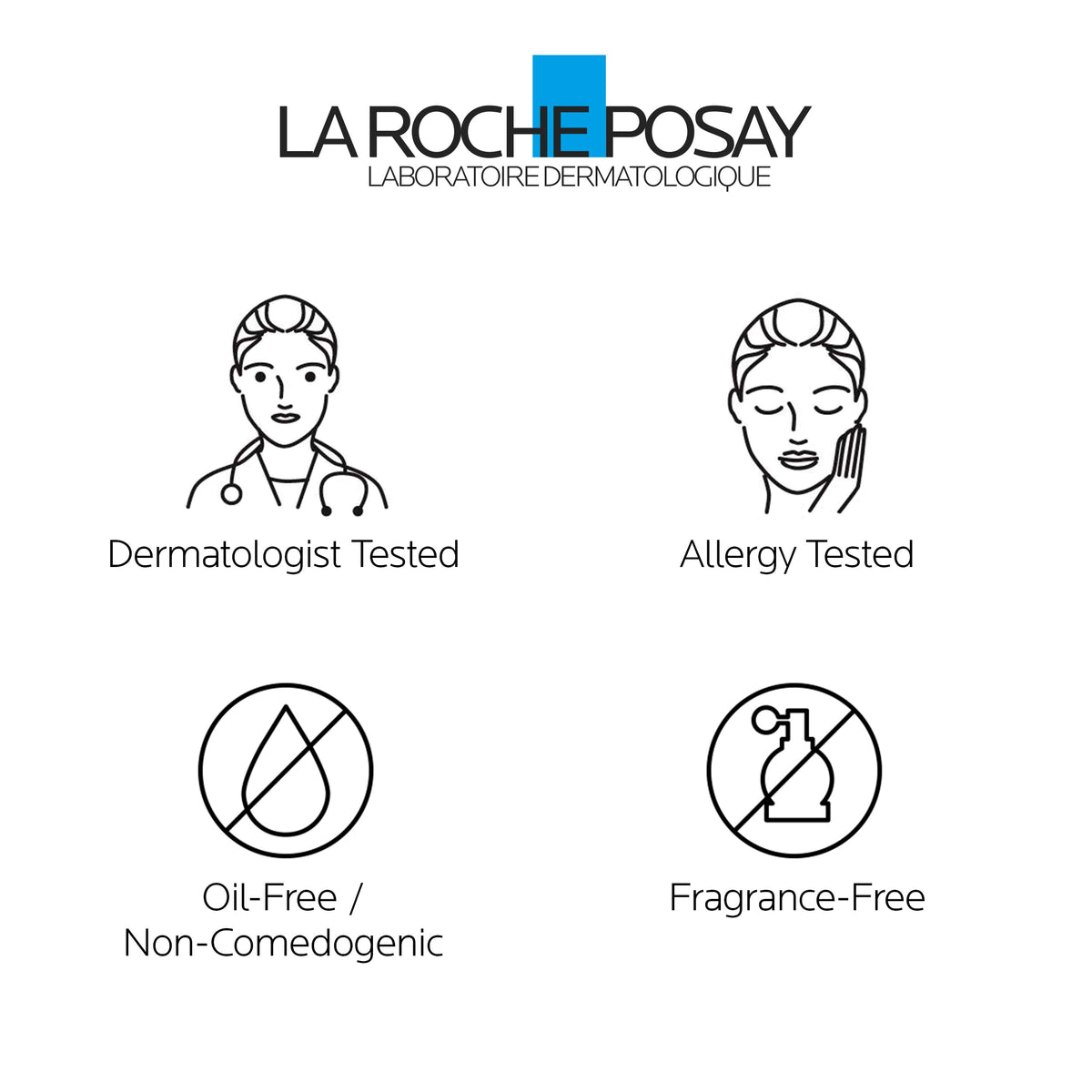 La Roche-Posay Clarifying Clay Skincare FACE MASK, Effaclar Unisex Purifying Clay Mask for Oily Skin, Sebum Controlling with Kaolin Clay, Travel Size Approved, 100 ml.