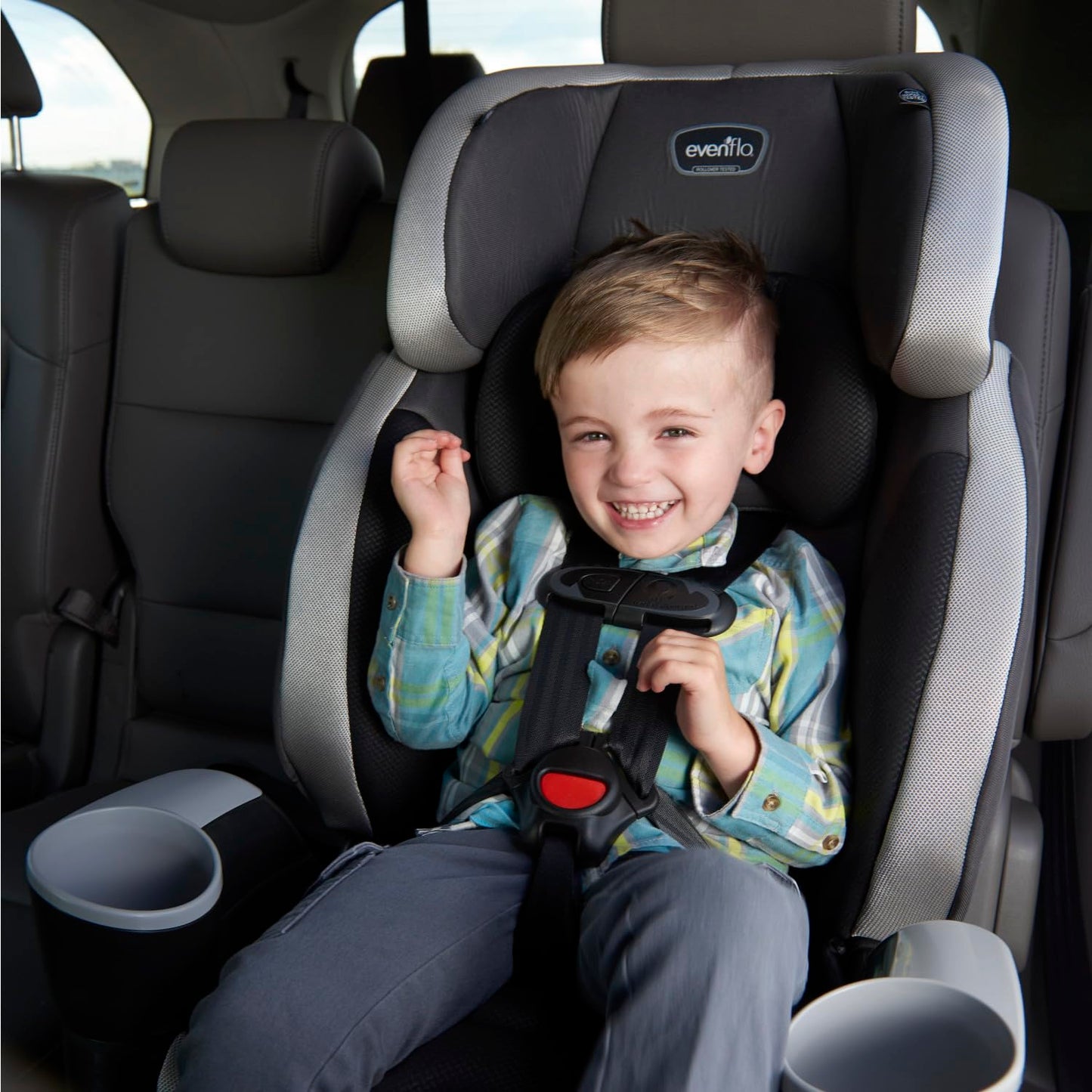 Evenflo Maestro Sport Harness Booster Car Seat (Granite) Evenflo