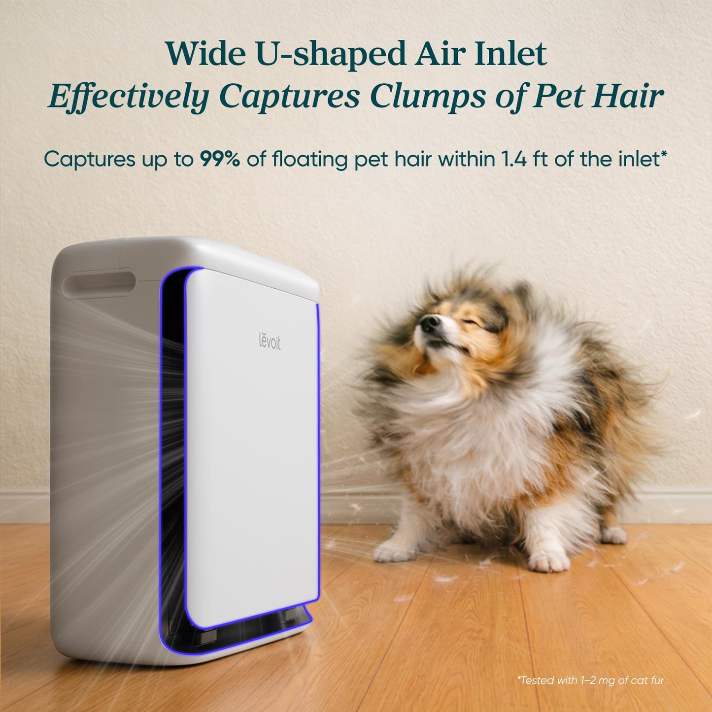 Levoit smart Air Purifiers for Large Room Home Pets, Vital Pet White