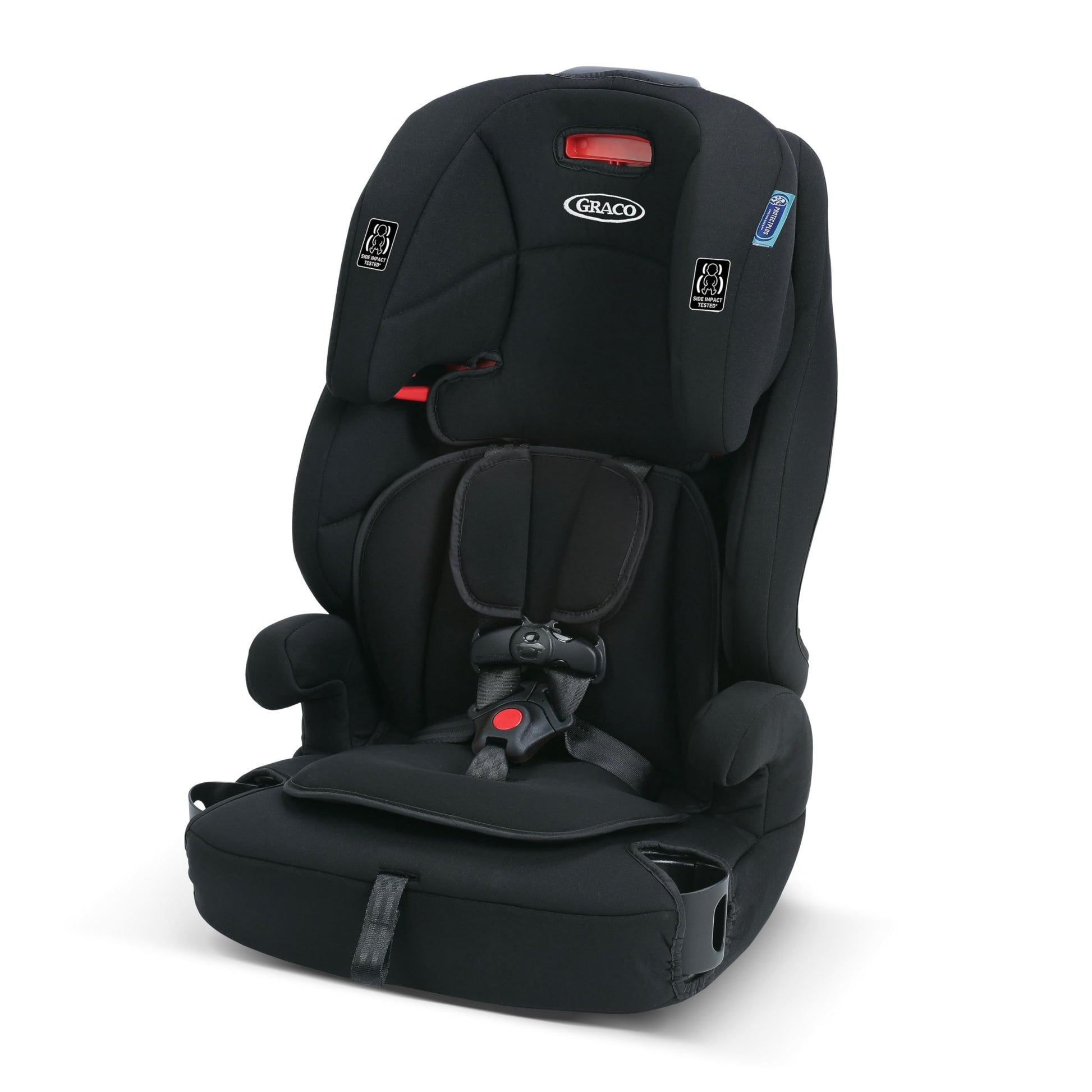 Graco Tranzitions 3-in-1 Harness Booster Seat, Toddler to Big Kid Car Seat from 10-45 kg (22-100lb), Harness/Highback/Backless Booster, Proof
