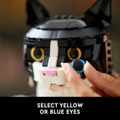 LEGO Ideas Tuxedo Cat - Building Sets for Adults, Ages 18+ - DIY Crafts Kit for Home Decor, Living Room or Bedroom - Gift for Animal Lovers - 21349 🍁 All In One Marketplace Canada