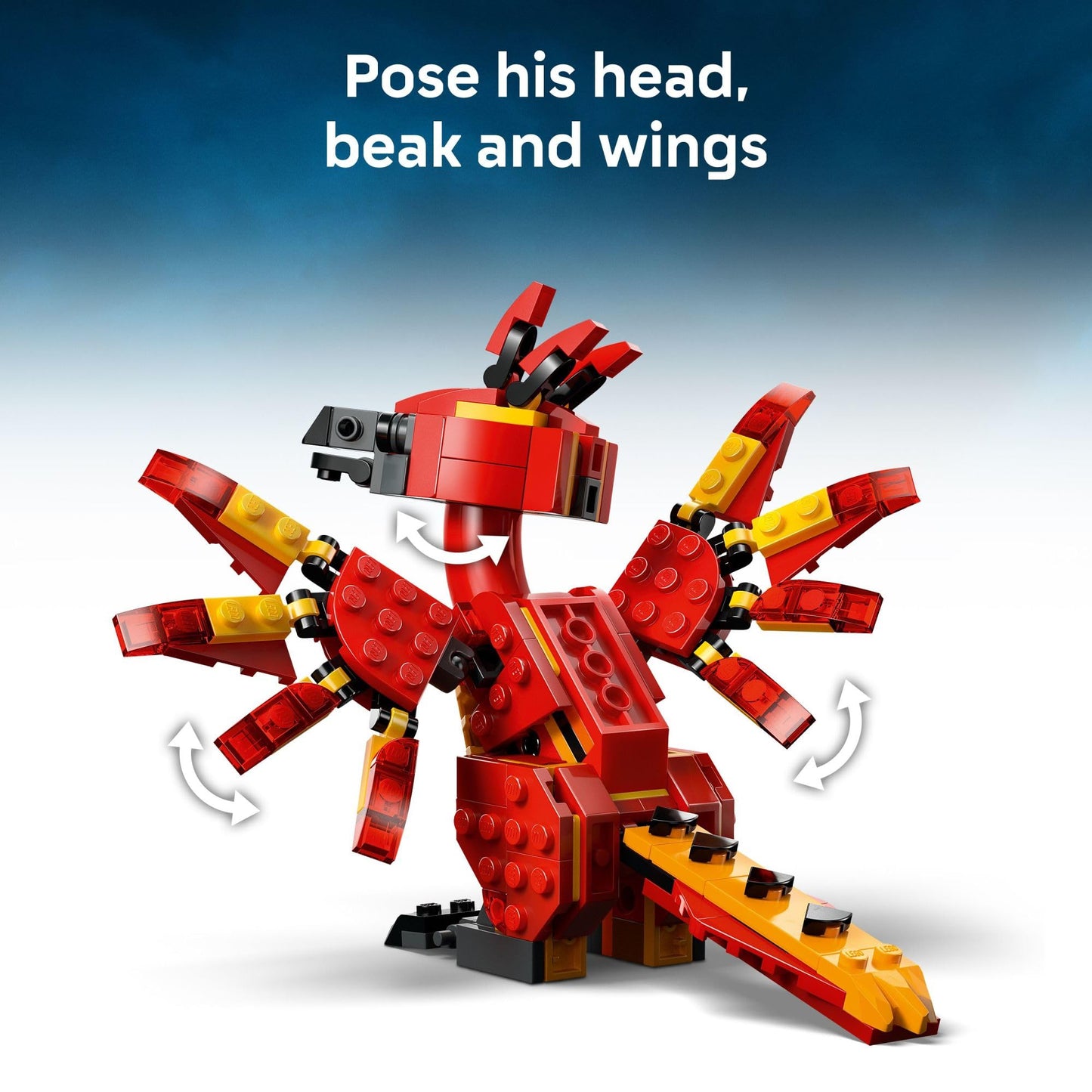 LEGO Harry Potter Fawkes: Dumbledore’s Phoenix Kids Toy - Building and Learning Toy for Pretend Play - Harry Potter Collectible for Boys and Girls, Ages 8+ - Gift Idea for Birthdays - 76448 LEGO