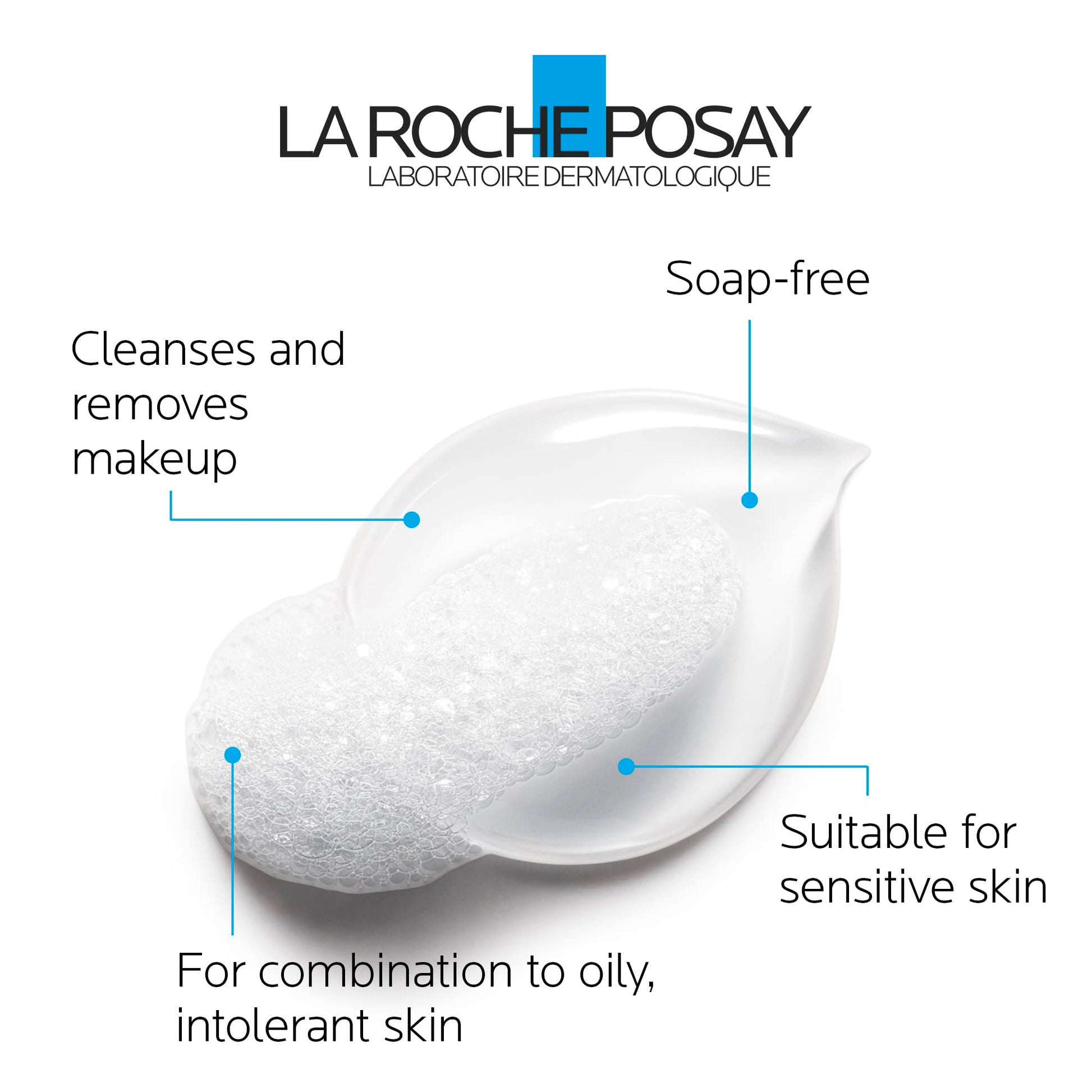 La Roche-Posay Face Cleanser, Toleriane Purifying Foaming Cream for Sensitive Skin with Glycerin, Cleanser and Makeup Remover, Fragrance Free, Preservative Free, Soap Free, Dermatologist Recommended Brand, 125 ML 🍁 All In One Marketplace Canada La Roche-Posay