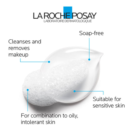 La Roche-Posay Face Cleanser, Toleriane Purifying Foaming Cream for Sensitive Skin with Glycerin, Cleanser and Makeup Remover, Fragrance Free, Preservative Free, Soap Free, Dermatologist Recommended Brand, 125 ML 🍁 All In One Marketplace Canada La Roche-Posay