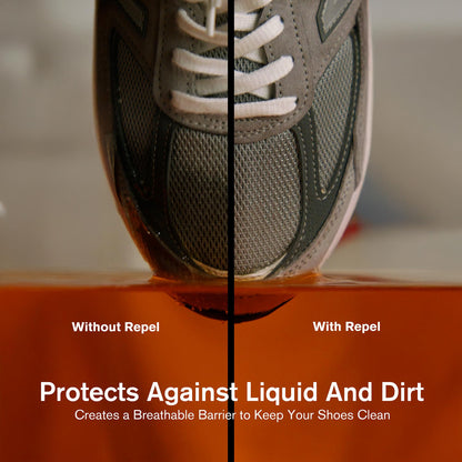 Jason Markk Shoe Protector Repel Spray, Water & Stain Repellent for Shoe and Sneaker Care, Non-Aerosol Footwear Protector Spray, Safe for Leather, Suede, Nubuck, Cotton, Knits, 5.4oz
