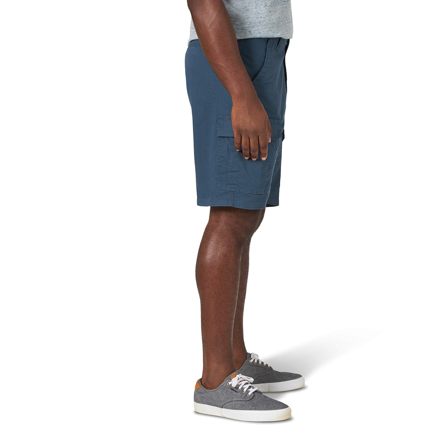 Short cargo extensible classique Wrangler Authentics pour homme, bleu nuit, 36