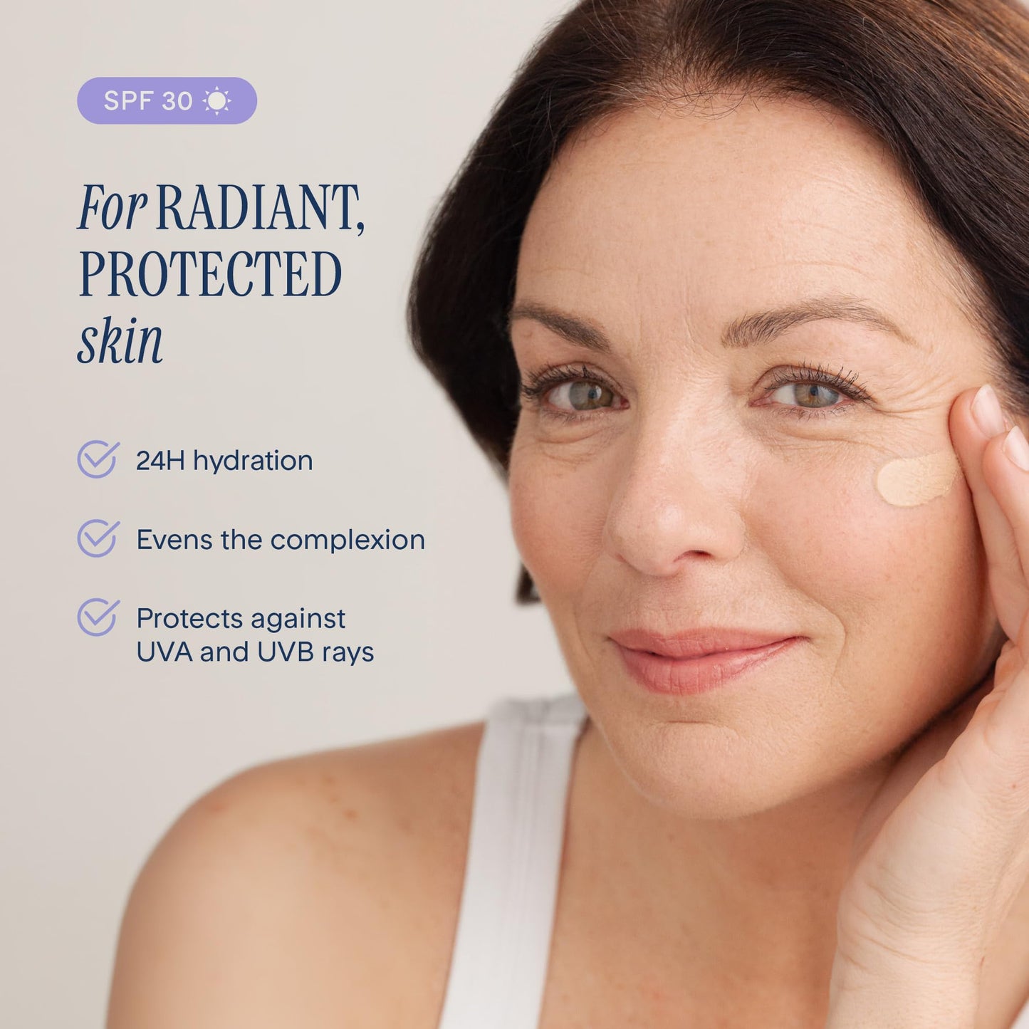 Marcelle Sheer Tint Moisturizer SPF 30, Vanilla, with Hyaluronic Acid and Aloe, Hypoallergenic, Non-Comedogenic, Fragrance-Free, Paraben-Free, Oil-Free, 40 mL 🍁 All In One Marketplace Canada