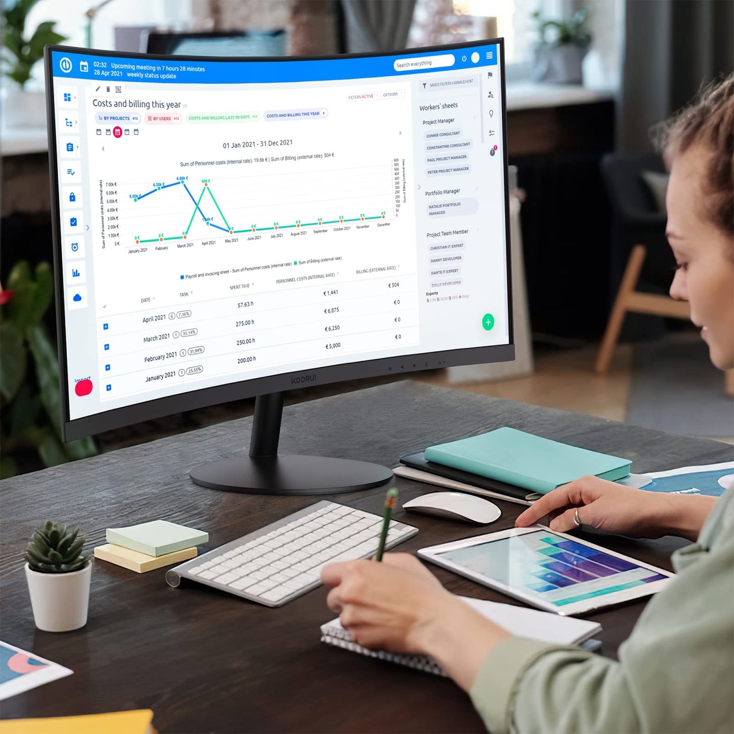 KOORUI 24 Inch FHD 1500R Curved Computer Monitor 🍁 All In One Marketplace Canada