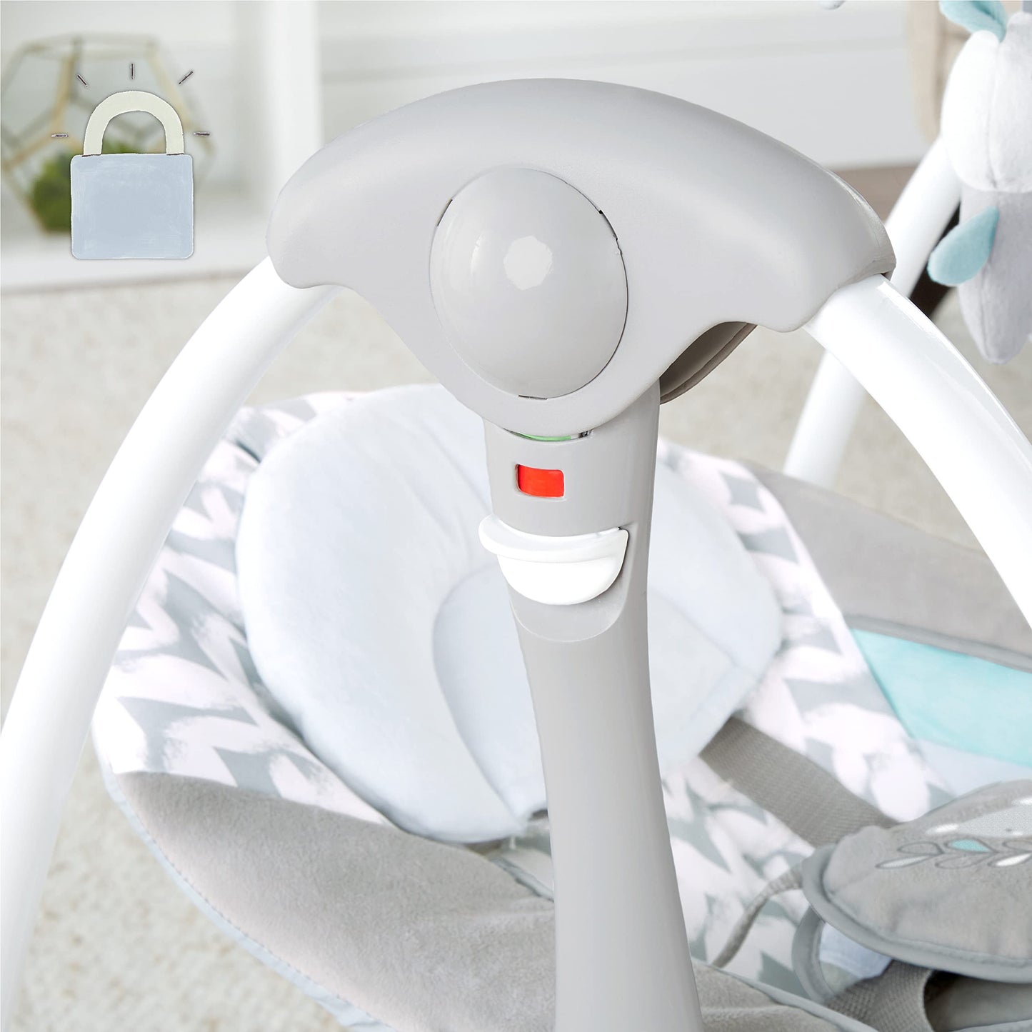 Ingenuity ConvertMe 2-in-1 Compact Portable Automatic Baby Swing & Infant Seat, Battery-Powered Vibrations, Nature Sounds, 0-9 Months 6-20 lbs (Raylan) 🍁 All In One Marketplace Canada