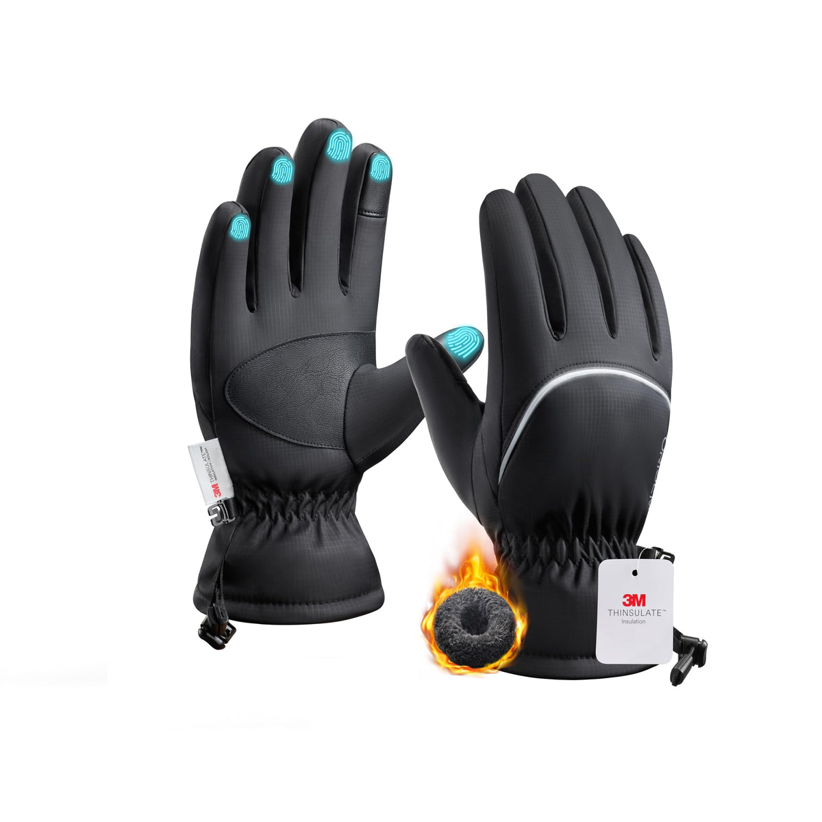 Origem Warm Waterproof Winter Gloves for Men Women, 3M Thinsulate Fleece 🍁 All In One Marketplace Canada