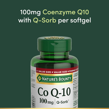 NATURE'S BOUNTY Co Q-10, 100 mg, 90 Softgels