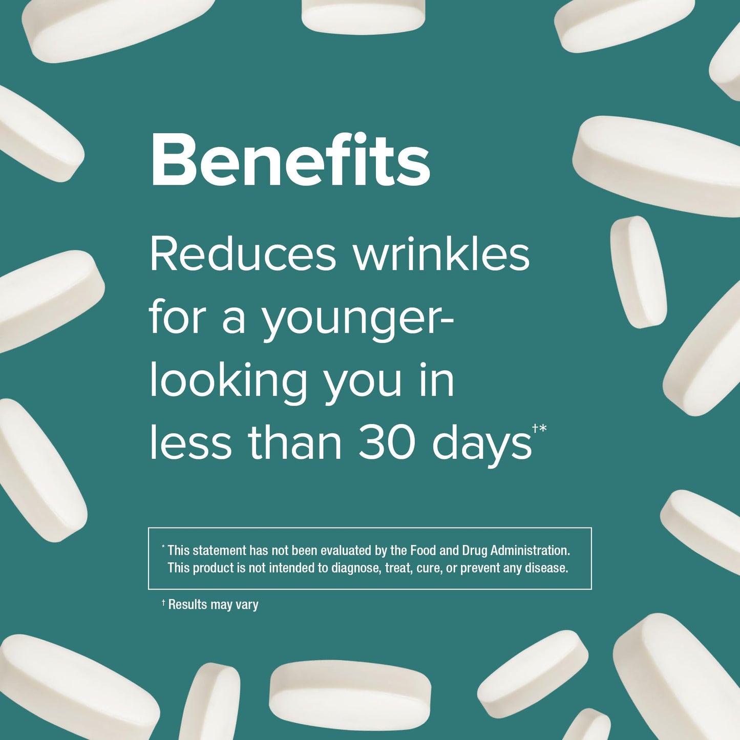 Webber Naturals Collagen30 with Biotin, 2,500 mg of Bioactive Collagen Peptides with 5,000 mcg of Biotin Per Serving, 120 Tablets, For Advanced Nourishment of Skin, Hair and Nails - Available at All In One Marketplace Canada