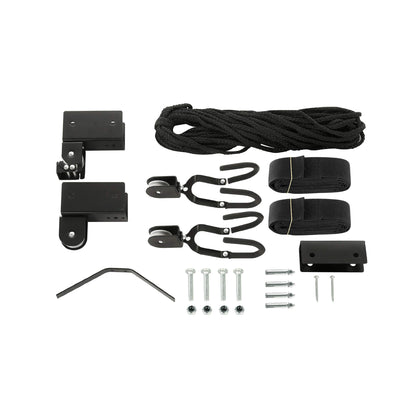 Kayak Hoist - Overhead Garage Storage - Pulley System with 125lb Capacity for Kayak, Canoe, Bicycle, or Ladder Storage by Bike Lane