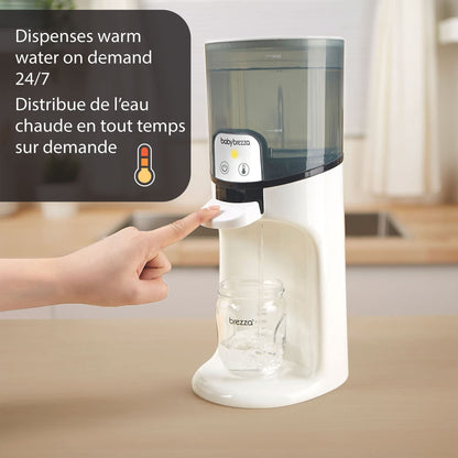 Baby Brezza Instant Warmer - Instantly Dispense Warm Water at Perfect Baby Bottle Temperature - Traditional Baby Bottle Warmer Replacement - Fast Baby Formula Bottles 24/7-3 Temperatures Baby Brezza