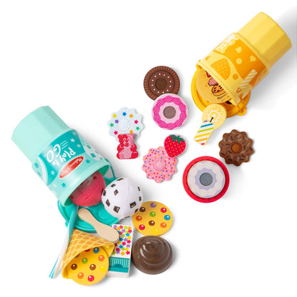 Melissa & Doug Play to Go Food Cups 2-Pack Toy Bundle Melissa & Doug