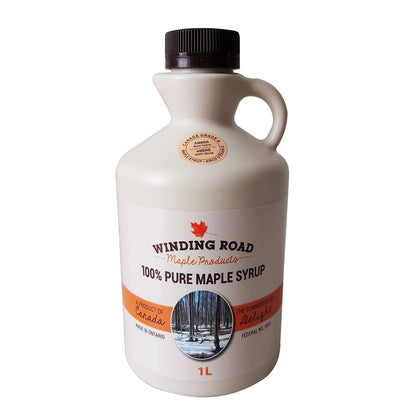 100% Pure Grade-A Amber Maple Syrup from Elmira, Ontario – Four Generations of Family Crafted Excellence