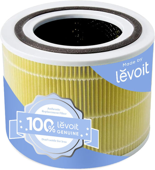 Levoit Core 300-P Replacement Filter Air Purifier Pet Allergy, Genuine Core300S-P Filter with Efficiency Activated Carbon, Core300-RF-PA, Yellow