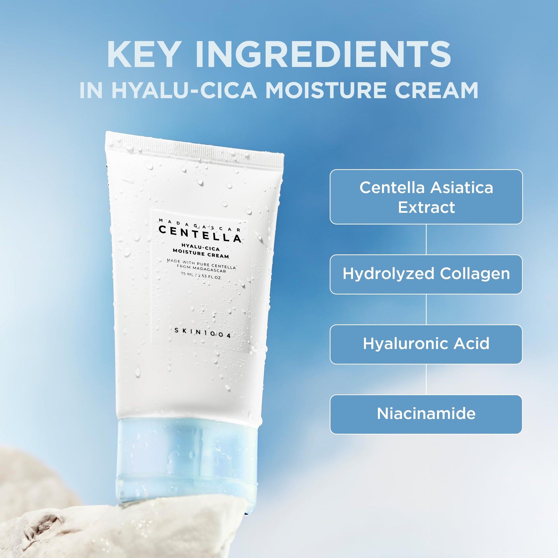 SKIN1004 Madagascar Centella Hyalu-Cica Moisture Cream 75ml - Available at All In One Marketplace Canada