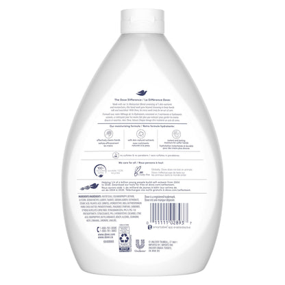 Dove Advanced Care Shea Butter & Warm Vanilla Hand Wash for soft, smooth skin, Bottle Refill nourishes skin 10 layers deep, 1 L (Pack Of 3) Dove