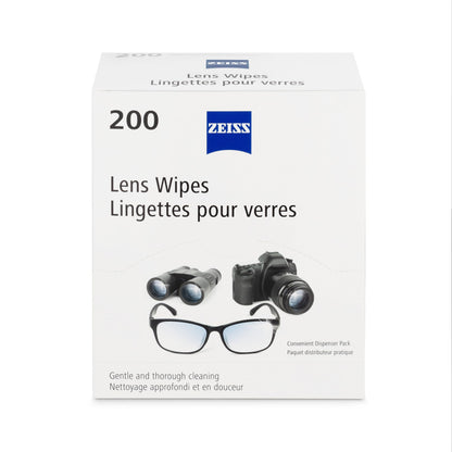 ZEISS Pre-Moistened Lens Cleaning Wipes, 200 Count - Available at All In One Marketplace Canada