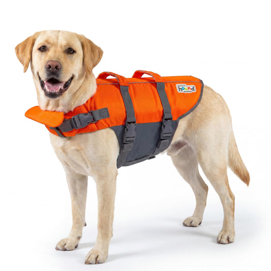 Outward Hound Granby Splash Orange Dog Life Jacket, Large