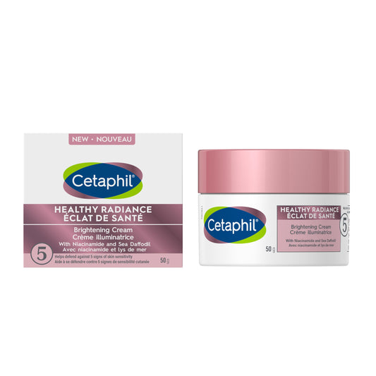 Cetaphil Healthy Radiance Brightening Face Cream for Women, Niacinamide Moisturizer for Dark Spots, Even Skin Tone, Dermatologist Recommended, 50g - Available at All In One Marketplace Canada