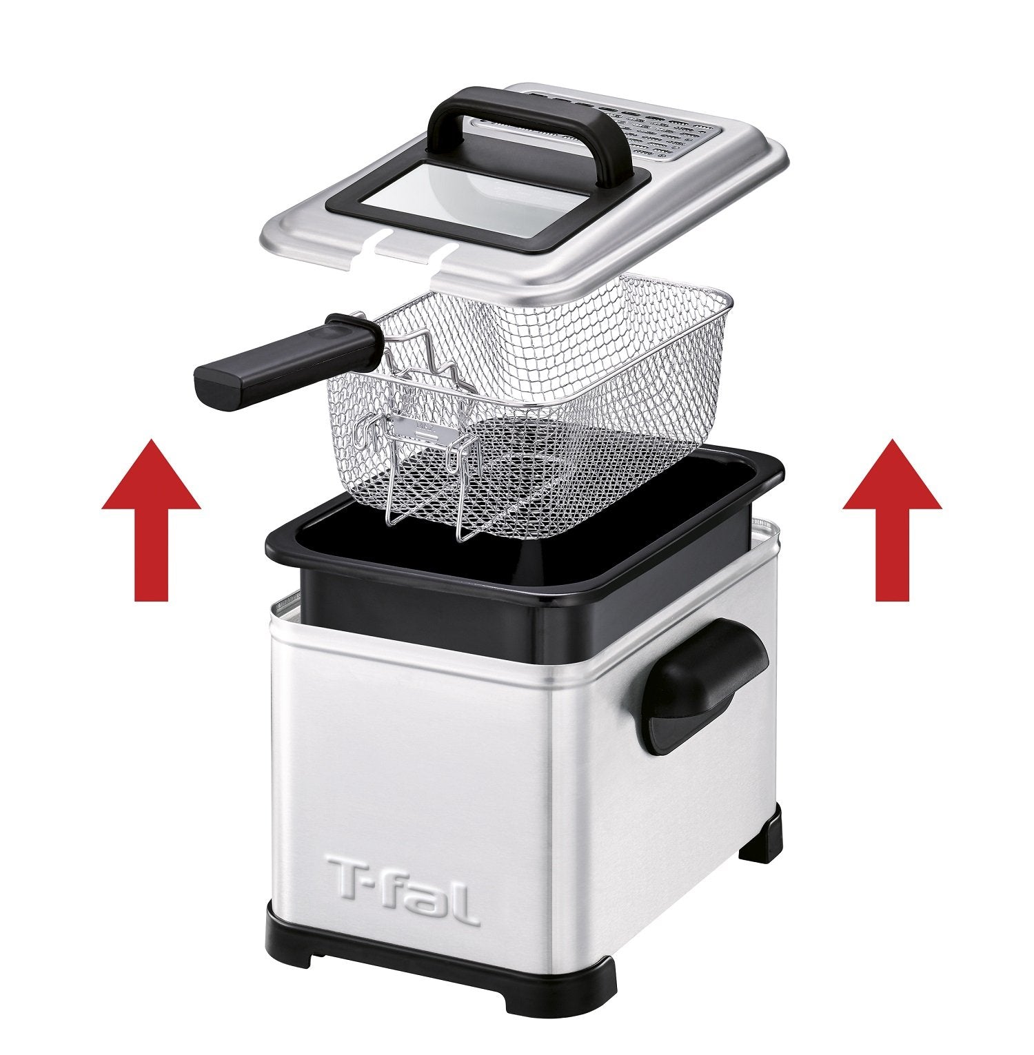 T-Fal Deep Fryer, Friteuse, single Basket Deep Fryer, Semi-Pro Deep Fryer, Stainless Steel T-Fal