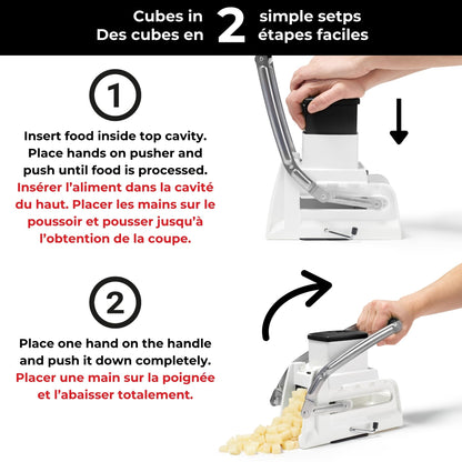 Starfrit Pro Fry Cutter & Cuber, 3-in-1 Potato & Vegetable Cutter Starfrit