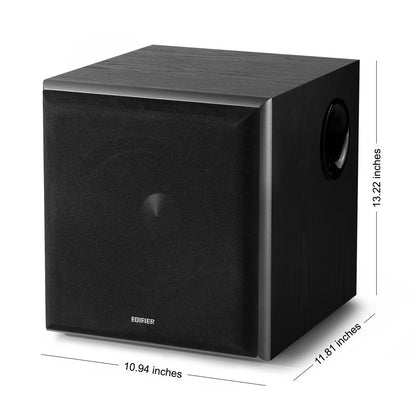 Edifier T5 Powered Subwoofer - 70w RMS Active Woofer with 8 inch Driver and Low Pass Filter