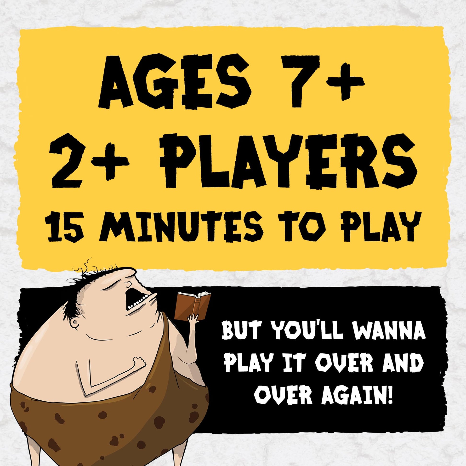 Poetry for Neanderthals by Exploding Kittens - 2+ Players - Ages 7+ - 15 Minutes to Play - Competitive Word Guessing Game - Party Game, Family Game Night, Kid and Adult Card Game - Available at All In One Marketplace Canada