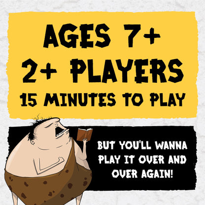 Poetry for Neanderthals by Exploding Kittens - 2+ Players - Ages 7+ - 15 Minutes to Play - Competitive Word Guessing Game - Party Game, Family Game Night, Kid and Adult Card Game - Available at All In One Marketplace Canada