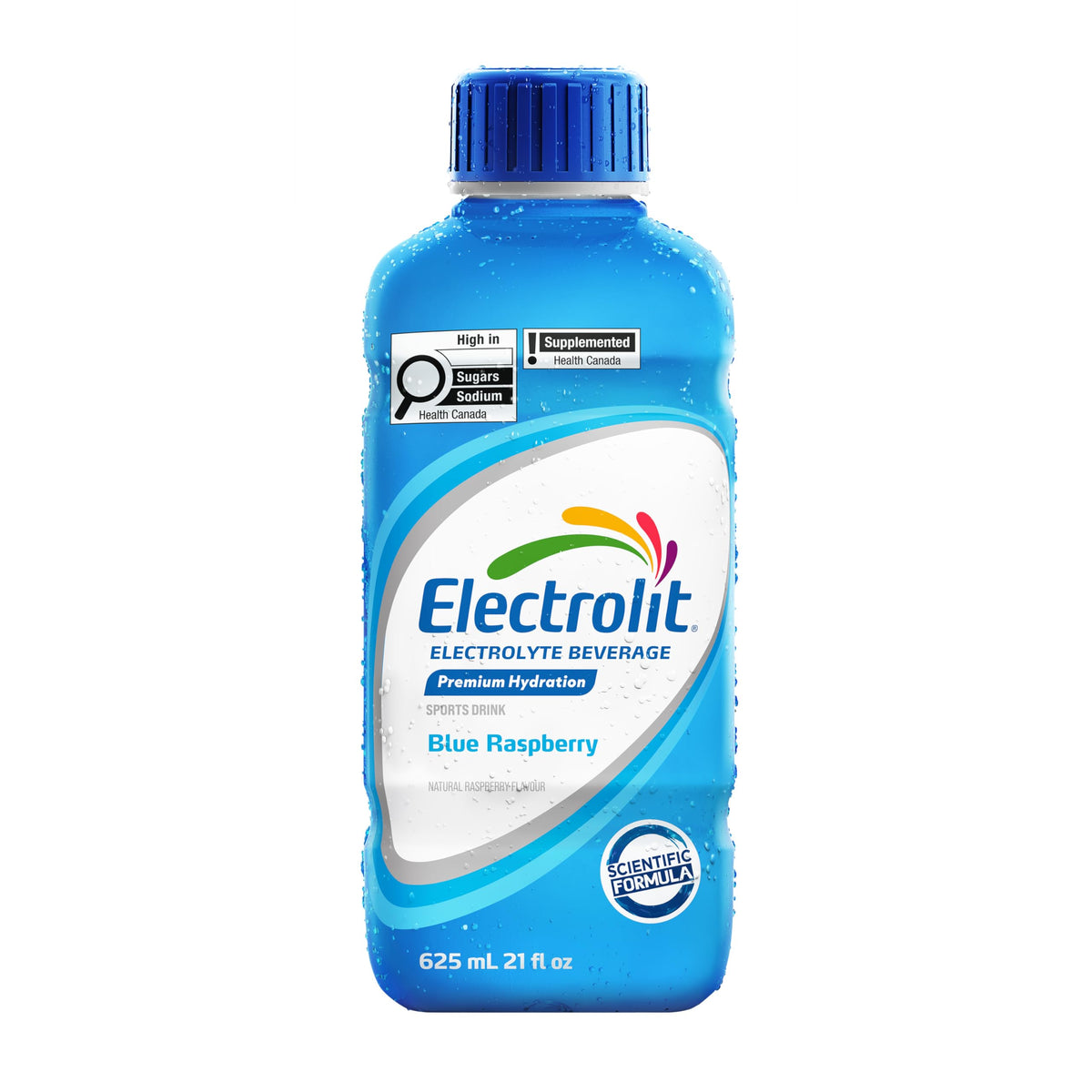 Electrolit Hydration Beverage & Recovery Drink w/Electrolytes, 625ml - Pack of 12- BLUE RASPBERRY