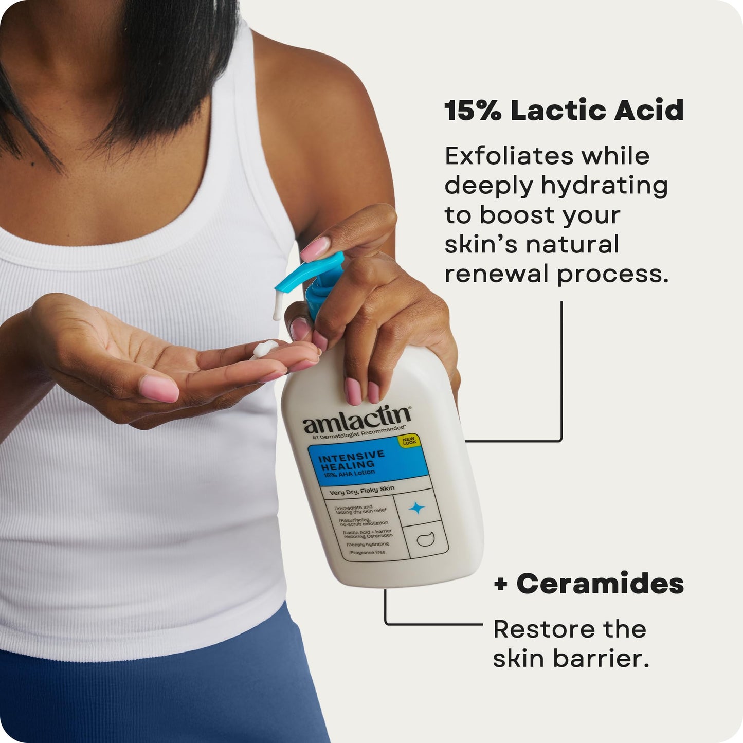 Amlactin Rapid Relief Restoring Lotion + Ceramides, 7.9 Ounce 🍁 All In One Marketplace Canada