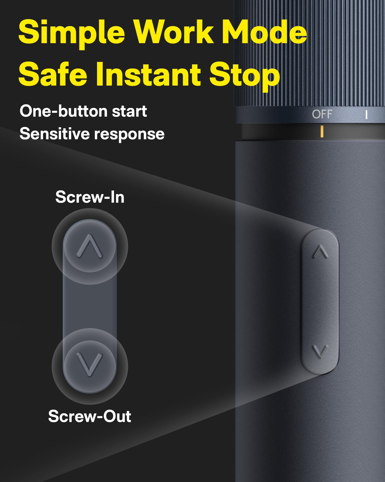 HOTO Electric Screwdriver Set, 3.6V Cordless Screwdriver Set USB-C, 3 Torque Settings, 1500mAh Battery, LED Light & 12 S2 Metal Bits for Furniture/Electrical Repairs - Available at All In One Marketplace Canada