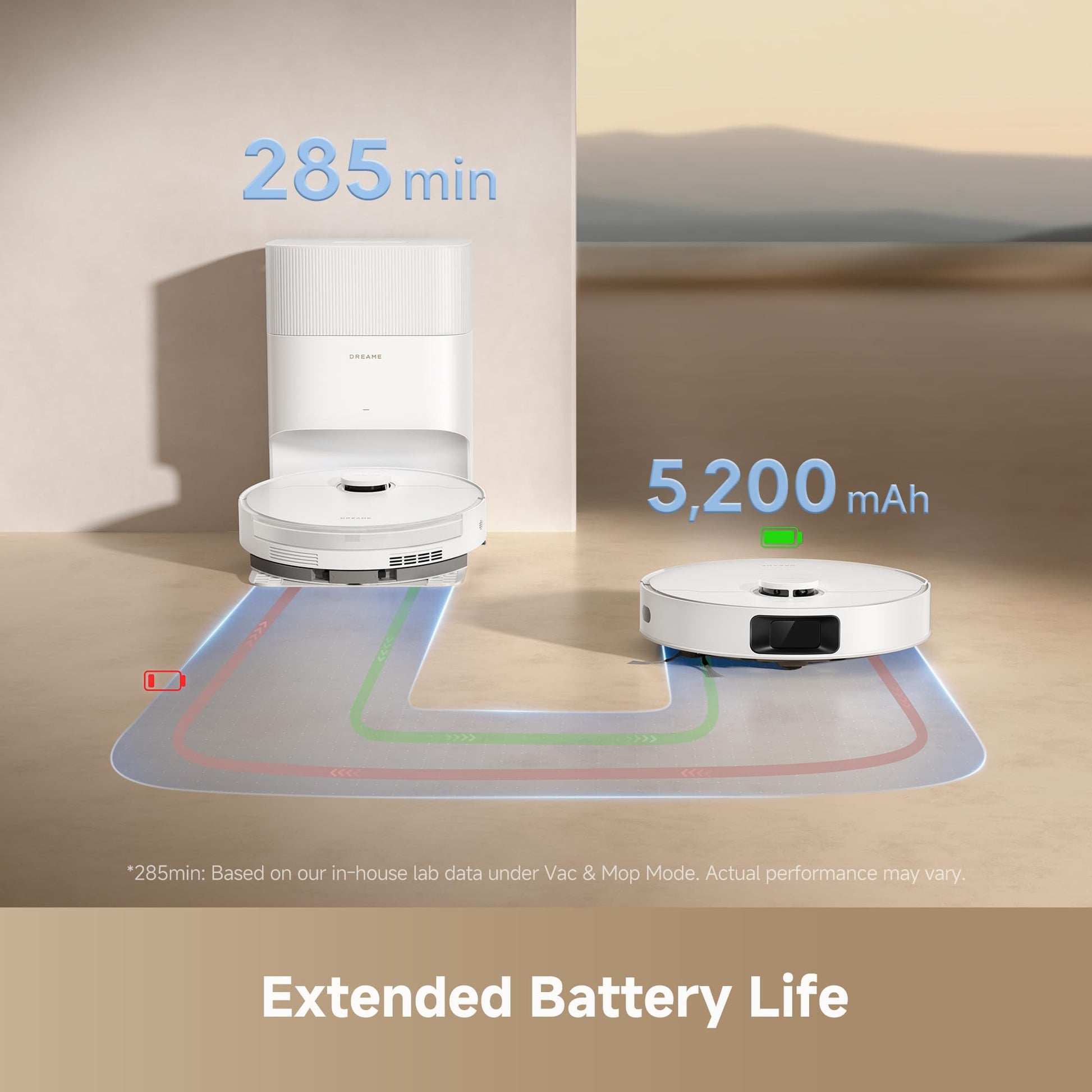 DREAME D20 Plus Robot Vacuums and mop, Self-Emptying, DuoBrush for Pet Hair dreame