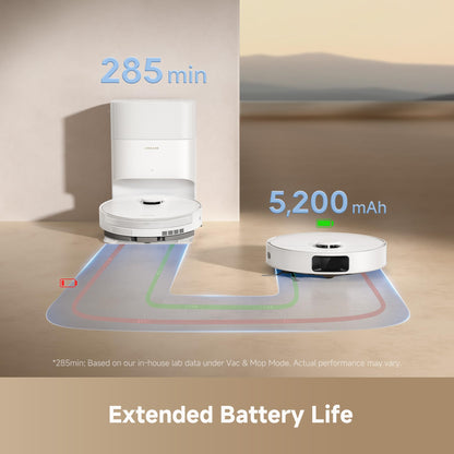 DREAME D20 Plus Robot Vacuums and mop, Self-Emptying, DuoBrush for Pet Hair dreame