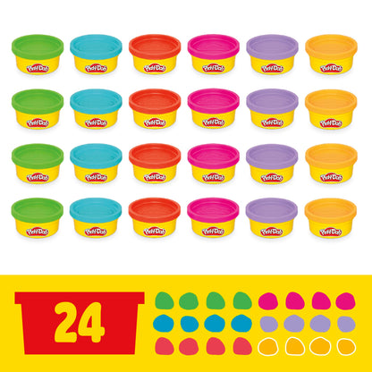 Play-Doh Party Favor Pack, Bulk 24 Pack of Modeling Compound with Cutters, Non-Candy Treat Bag Fillers, Giveaways & Prize Toys for Kids 3 Years & Up (Amazon Exclusive) Play-Doh