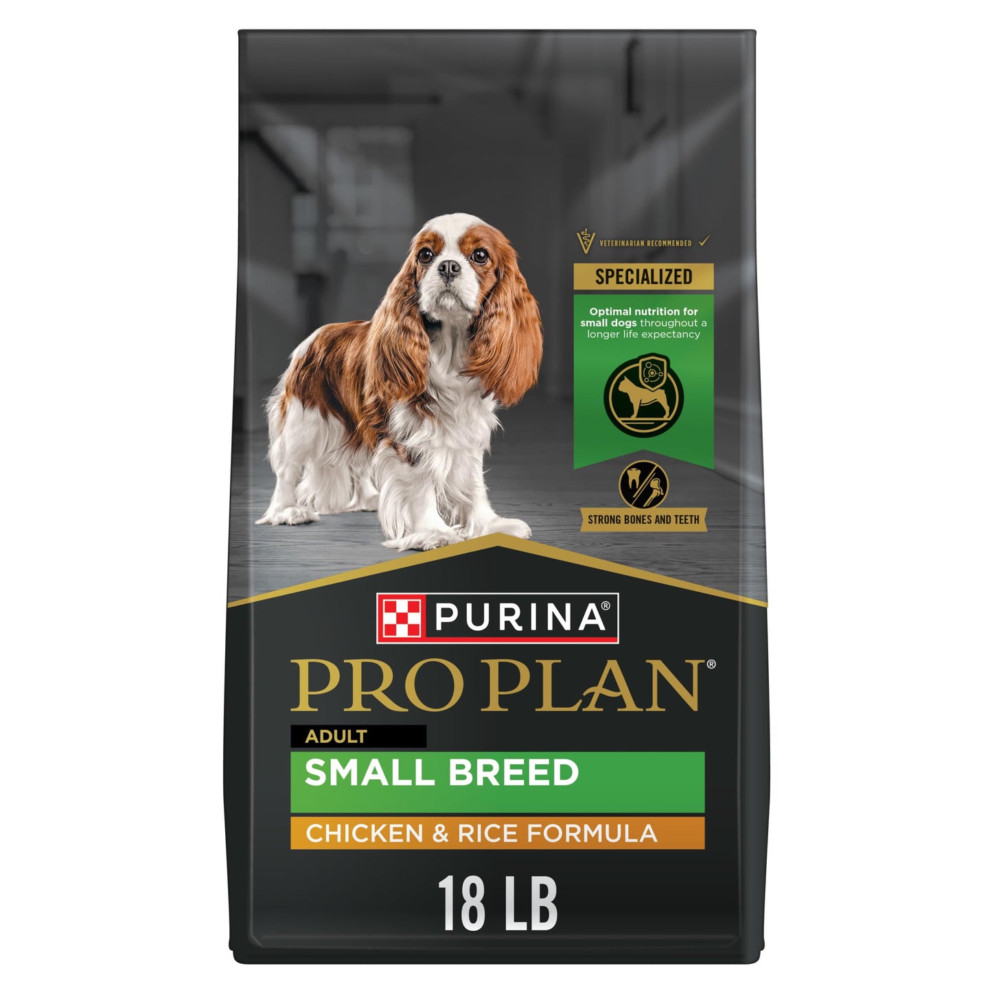 Purina Pro Plan Dry Dog Food, Specialized Small Breed Chicken & Rice - 8.16 kg Bag (1 Pack) Pro Plan