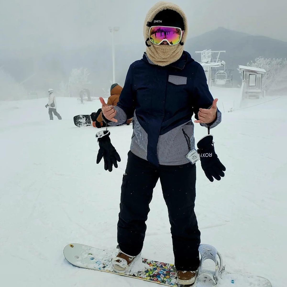 Senllen Ski Mask Cold Weather Fleece Balaclava Wind-Resistant Winter Face Mask for Men and Women Beige 🍁 All In One Marketplace Canada