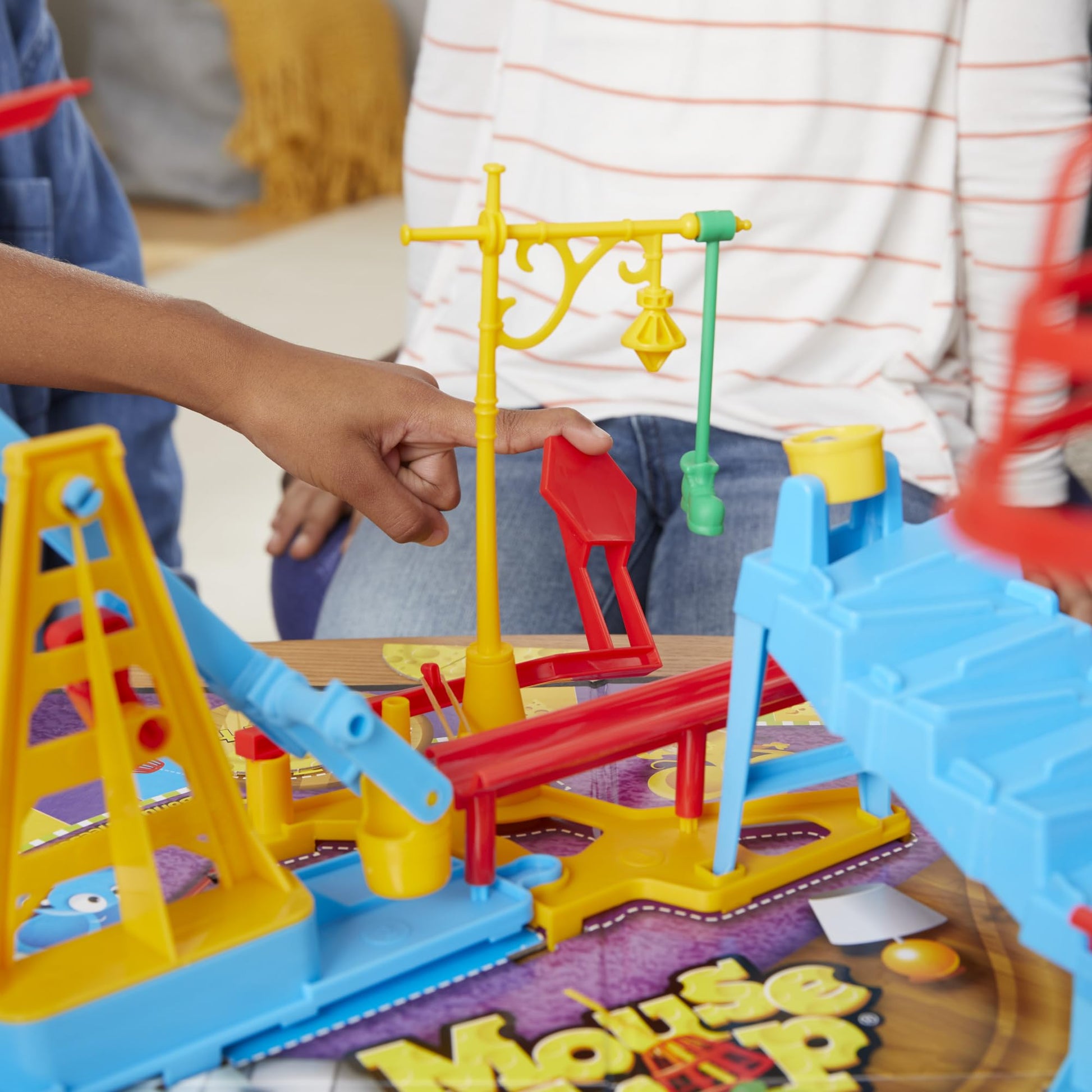 Mouse Trap Board Game for Kids Ages 6 and Up, Classic Kids Game for 2-4 Players, with Easier Set-Up Than Previous Versions Hasbro