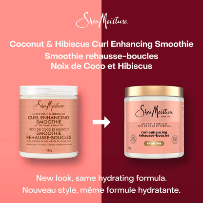 SheaMoisture Coconut & Hibiscus Curl-Enhancing Smoothie with Silk Protein & Neem Oil 567g 🍁 All In One Marketplace Canada Shea Moisture