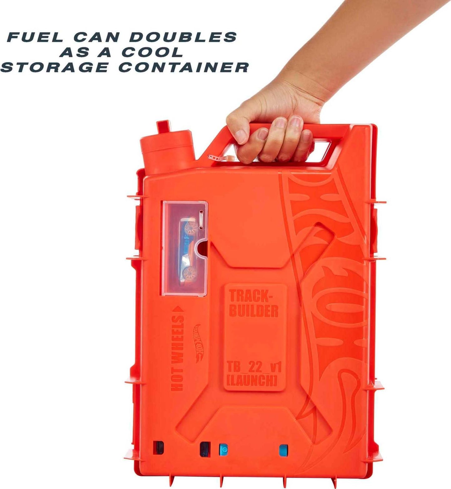 Hot Wheels Track Builder Unlimited Fuel Can Stunt Box Playset & Car Hot Wheels