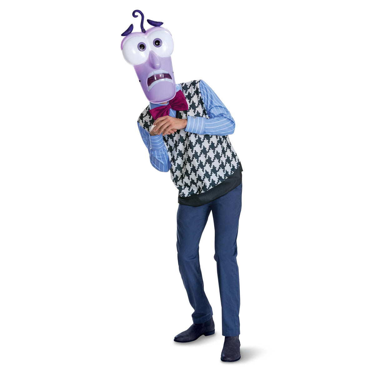Costume de Peur (Vice-Versa) de Disguise, ensemble de déguisement officiel d'Halloween Vice-Versa, taille adulte (38-40)