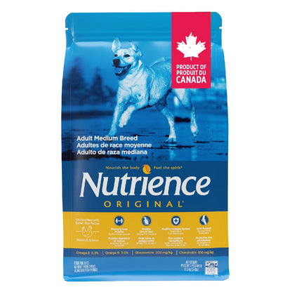 Nutrience Original Adult Medium Breed Dog Food, Chicken & Brown Rice, 11.5 kg Nutrience