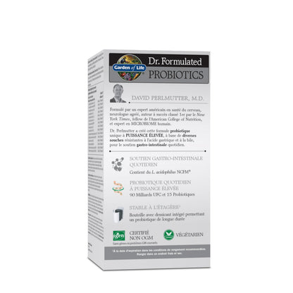 Garden of Life - Dr. Formulated Probiotics Once Daily Ultra | High Potency Support For Gut & Colon Health |90 Billion CFU + 15 Probiotic Strains | Shelf Stable | Gluten Free, Dairy Free, Soy Free