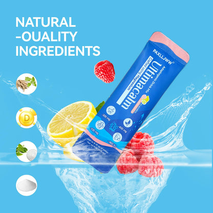 Ultimacalm Super Drink Packets – Sugar-Free Raspberry Lemonade Electrolytes, 30 Sticks