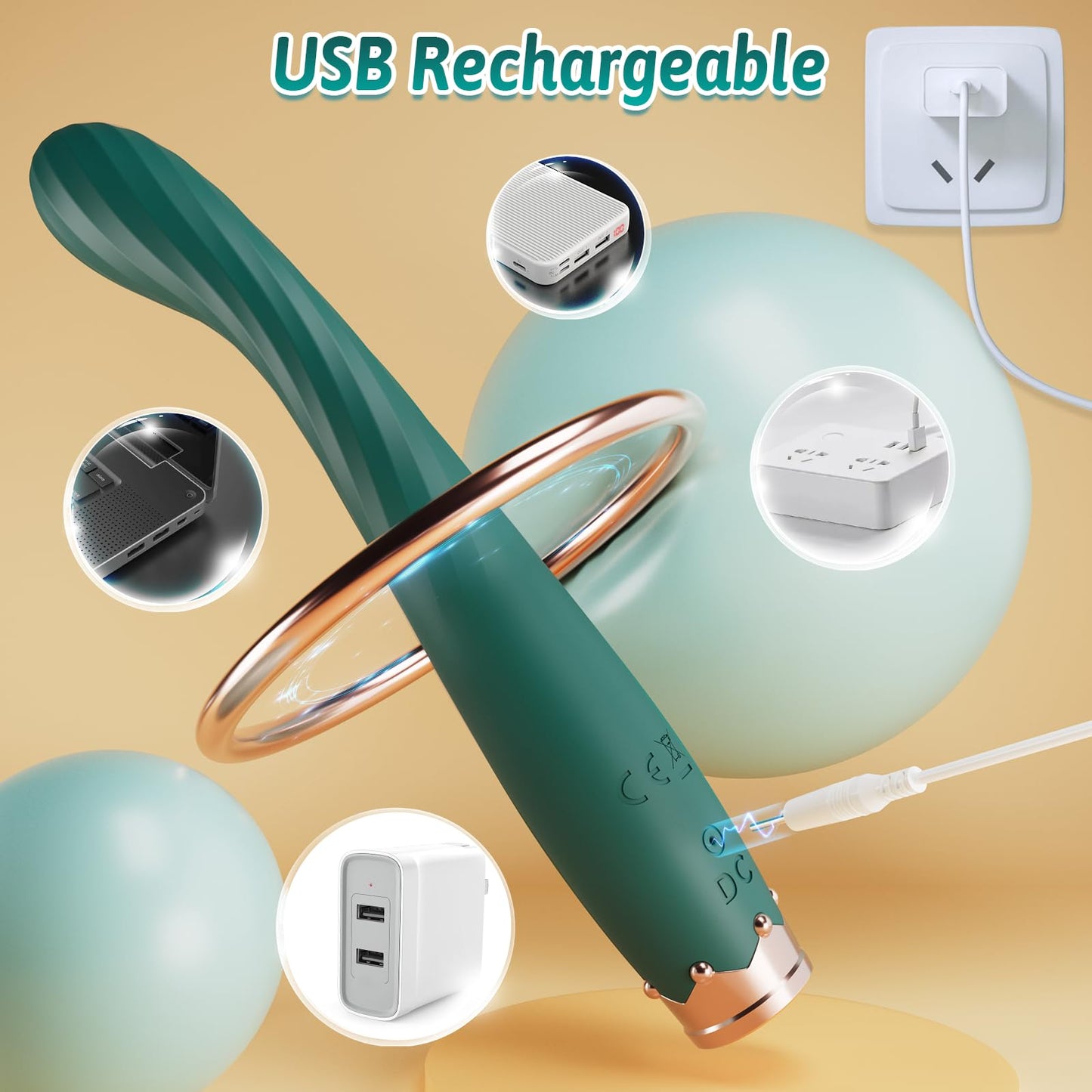 Adult Sex Toys for Women, G Spot Clitoral Vibrator Sex Stimulator with 10 Powerful Modes & 5 Speeds, Banenu Female Vibrator Tits Clit Clitoris Anal Teasing Sexual Wand Massager, Couple Sex Toy & Games