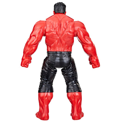 Marvel Studios Captain America Brave New World, Titan Hero Series, 12-Inch Deluxe Red Hulk Action Figure, Super Hero Toys for Kids 4 and Up